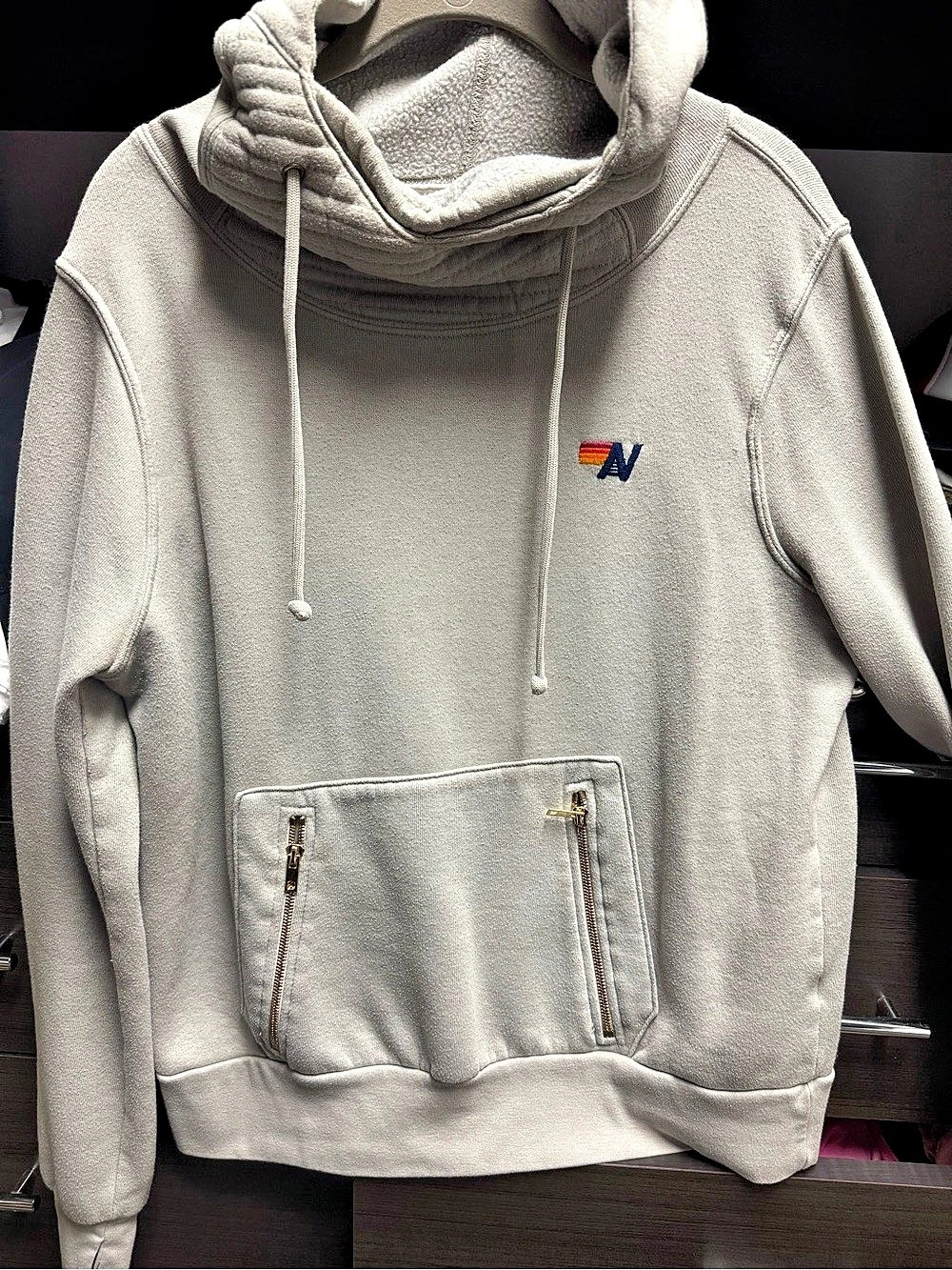Aviator Nation Ninja Pullover Hoodie Gray